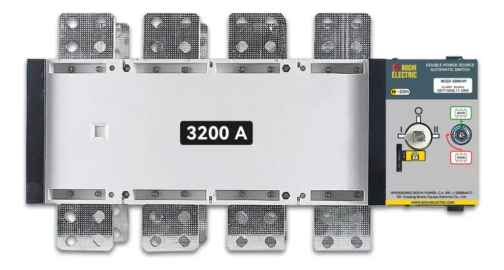 TRANSFERENCIA ATS 3200A 110V TRANFER BCQ3-